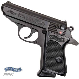 Pistole sam. Walther, Model: PPK, Ráže: 9mm Br., hl.: 3,3" (84mm), černá