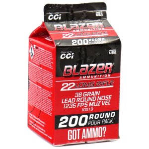 Náboj kulový CCI, Blazer High Velocity, .22LR, 38GR (2,46g), Solid LRN