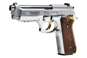 Pistole sam. Taurus, Mod: PT-92 Limited, Ráže: 9mm Luger, zdobená, nerez