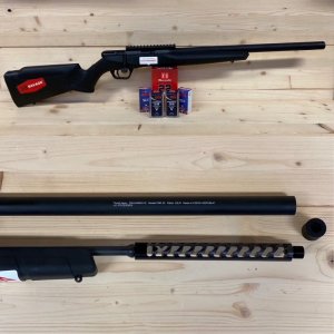 Malorážka opak Savage Arms, Model: B22 PSR, Ráže: .22LR, pažba polymer, integrovaný tlumič