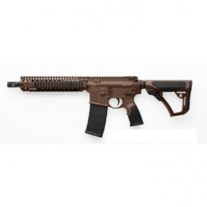 Puška sam. Daniel Defense, Model: MK18, Ráže: .223 Rem, hl.: 10,3", MilSpec+ Dark Brown