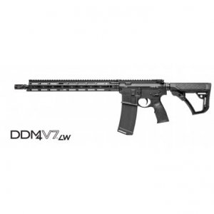 Puška samonab. Daniel Defense, Mod.:DDMSR-15 V7LW Black, Ráže:.223 Rem.,hl.:16", M-Lock sy