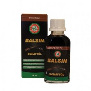 Přípravek Ballistol, olej na dřevěné pažby Balsin, barva tmavěhnědá, 50ml