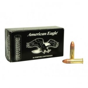 Náboj kulový Federal, American Eagle, Subsonic Suppressor, .22 LR, 45GR (2,92g), CP HP