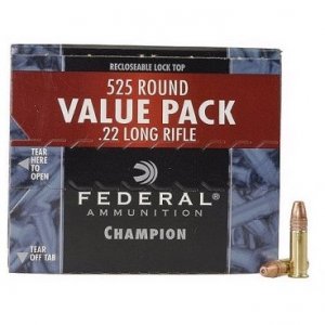 Náboj kulový Federal, Champion Target, .22 LR, 36GR (2,3g), Copper Plated HP