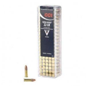 Náboj kulový CCI, Target/ Plinking - MINI-MAG, .22 LR, 40GR (2,6g), CPRN