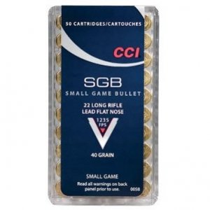 Náboj kulový CCI, Small Game - SGB, .22LR, 40GR (2,6g), LFN