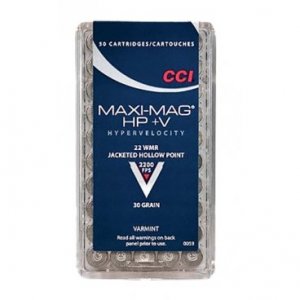 Náboj kulový CCI, Varmint - MAXI-Mag HP+V, .22 Win. Mag.., 30GR, JHP