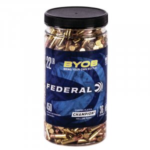 Náboj kulový Federal, Champion, .22LR, 36GR (2,3g), Copper HP, BYOB