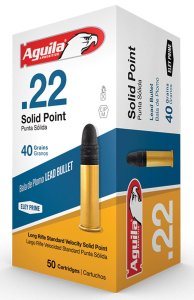Náboj kulový Aguila, Super Extra SV, .22 LR, 40GR (2,6g), SV SP, 1B220332