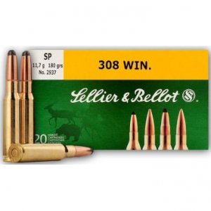 Náboj Kulový Sellier a Bellot, Standard, .308 Win., 180GR/ 11,7g, SP