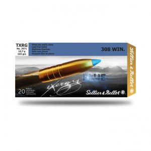 Náboj kulový Sellier a Bellot, Exergy Blue, .308 Win., 165GR/ 10,7g, TXRG