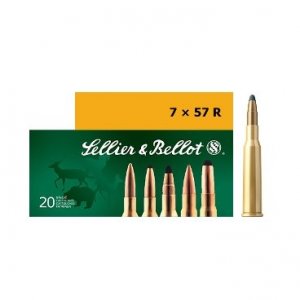 Náboj kulový Sellier a Bellot, Standard, 7x57 R, 173GR/11,20g, SPCE