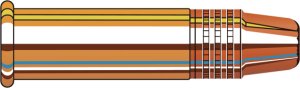 Náboj kulový Hornady, Varmint Express .22LR, 40GR (2,6g), Copper Plated HP 100ks v balení