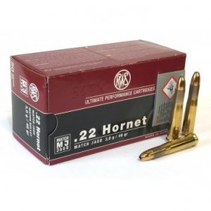 Náboj kulový RWS, Match-Jagd, .22 Hornet, 46GR/ 3g, MJ Hunting