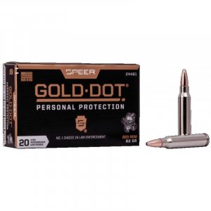 Náboj kulový Speer, Personal Protection, .223 Rem, 62GR (4,0g), Gold Dot