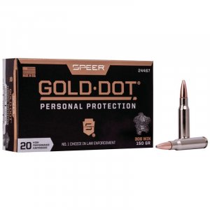 Náboj kulový Speer, Personal Protection, .308 Win, 150GR (9,7g), Gold Dot