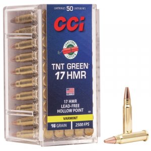 Náboj kulový CCI, TNT Green, .17 HMR, 16GR, TNT Green