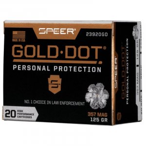 Náboj kulový Speer, Personal Protection, .357 Mag., 125GR, GoldDot HP