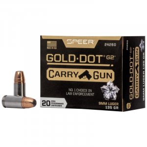 Náboj kulový Speer, Carry Gun, 9mm Luger, 135GR (8,7g), GoldDot HP