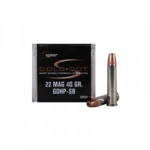 Náboj kulový Speer, Personal Protection, .22 WMR, 40GR, GoldDot HP