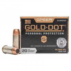 Náboj kulový Speer, Personal Protection, .44 SaW Special, 200GR (12,9g), Gold Dot HP