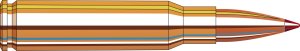 Náboj kulový Hornady, Match, .308 Win., 168GR (10,8g), ELD- Match