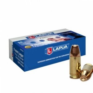 Náboj kulový Lapua, CEPP Extra, 9mm Luger, 7,80g/120GR, FMJ, F447