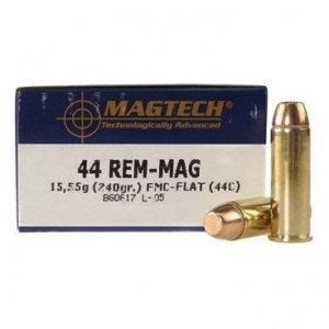 Náboj kulový Magtech, .44 Rem.Mag., 240GR, FMJ Flat