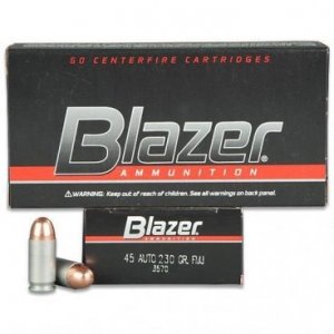 Náboj kulový CCI, Blazer Aluminium, .45 ACP, 230GR (14,80g), FMJ