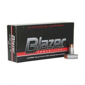 Náboj kulový CCI, Blazer Aluminium, .40 SaW, 165GR (10,65g), FMJ