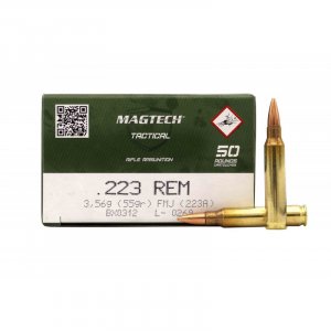 Náboj kulový Magtech, Tactical, .223 Rem, 55GR (3,6g), PSP, baleno po 50ks