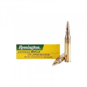 Náboj kulový Remington, Match, .338 LapuaMag, 250GR (16,1g), Scennar
