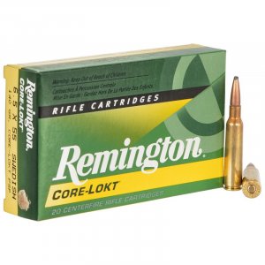 Náboj kulový Remington, Core-Lokt, 6,5x55 SE, 140GR (9,0g), PSP