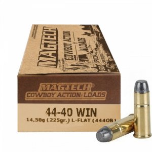 Náboj kulový Magtech, Cowboy Action Loads, .44-40 Win, 225GR (14,58g), LFN Flat Nose