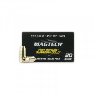 Náboj kulový Magtech, First Defense Guardian Gold, 9mm Luger, 124GR (8g), JHP