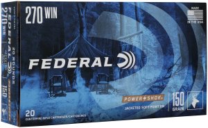 Náboj kulový Federal, Power Shok, .270 Win., 150GR (9,70g), Hi Shok SP RN