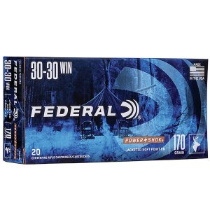 Náboj kulový Federal, Power Shok, .30-30 Win., 170GR (11,0g), Soft Point FN
