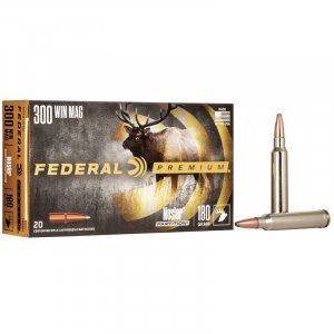 Náboj kulový Federal, Premium Vital Shok, .300 WinMag., 180GR (11,9g), Nosler Partition