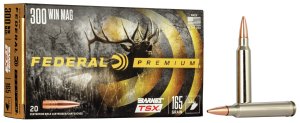 Náboj kulový Federal, Premium Vital Shok .300 WinMag., 165GR/10,6g, TSX Barnes Triple Shok