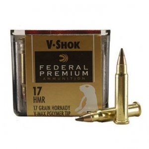 Náboj kulový Federal, Premium V-Shok, .17 HMR, 17GR (1,1g), Hornady V - MAX