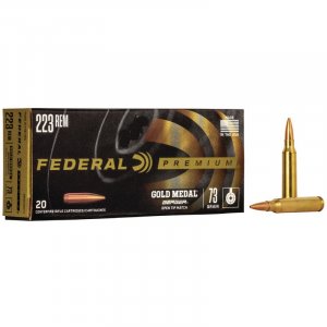 Náboj kulový Federal, Gold Medal, .223 Rem, 73GR, Berger Hybrid BTHP