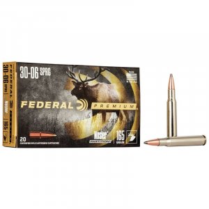 Náboj kulový Federal, Vital Shok, .30-06 Spr., 165GR (10,6g), Nosler Partition