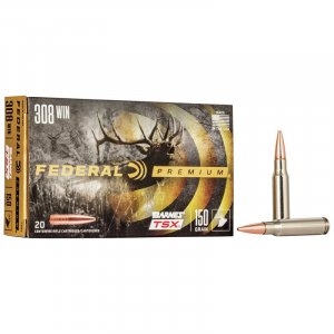 Náboj kulový Federal, Vital Shok, .308 Win, 150GR (9,7g), Barnes TSX