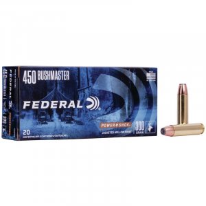 Náboj kulový Federal, Power Shok, .450 Bushmaster, 300GR (19,4g), SP