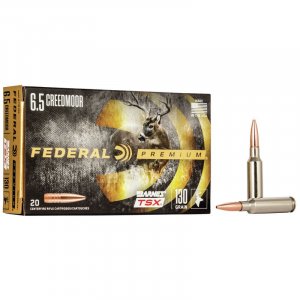 Náboj kulový Federal, Premium, 6,5mm Creedmoor, 130GR (8,4g), Barnes TSX