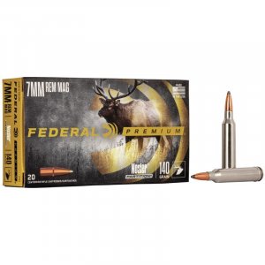 Náboj kulový Federal, Premium Vital Shok, 7mm RemMag, 140GR (9,0g), Nosler Partition