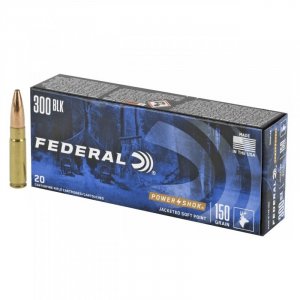 Náboj kulový Federal, Power Shok, .300BLK, 150GR (9,7g), SP