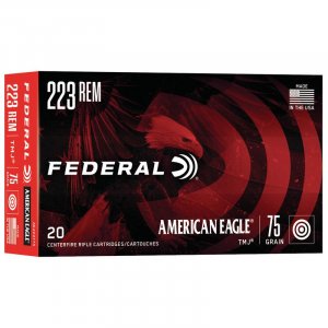 Náboj kulový Federal, American Eagle, .223 Rem., 75GR (4,8g), TMJ