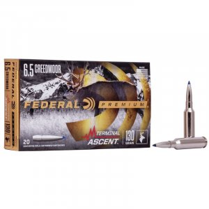 Náboj kulový Federal, Premium, 6,5mm Creedmoor, 130GR (8,4g), Terminal Ascent